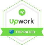 Upwork Top Rated Agency badge