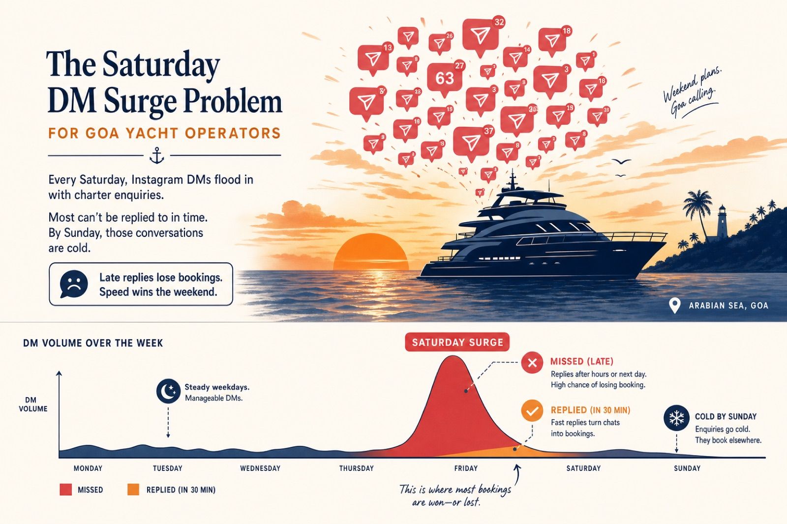 How missed Saturday DMs cost Goa yacht operators ₹3L+