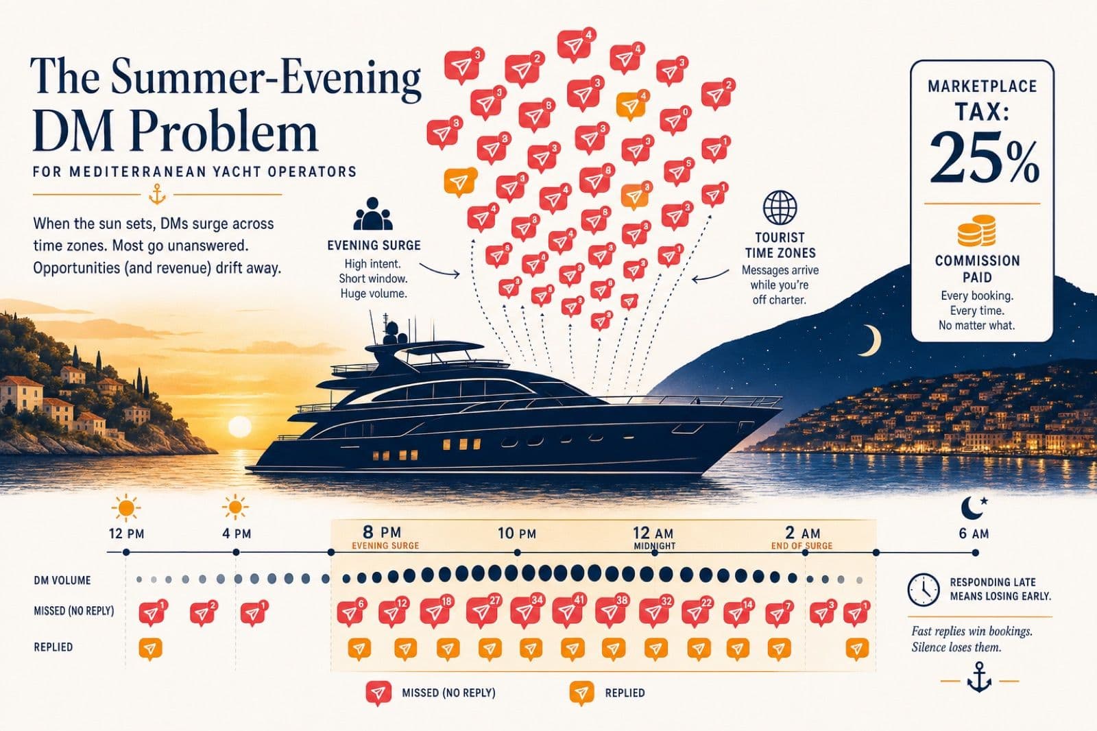 How Mediterranean yacht operators leak €100k+ a summer