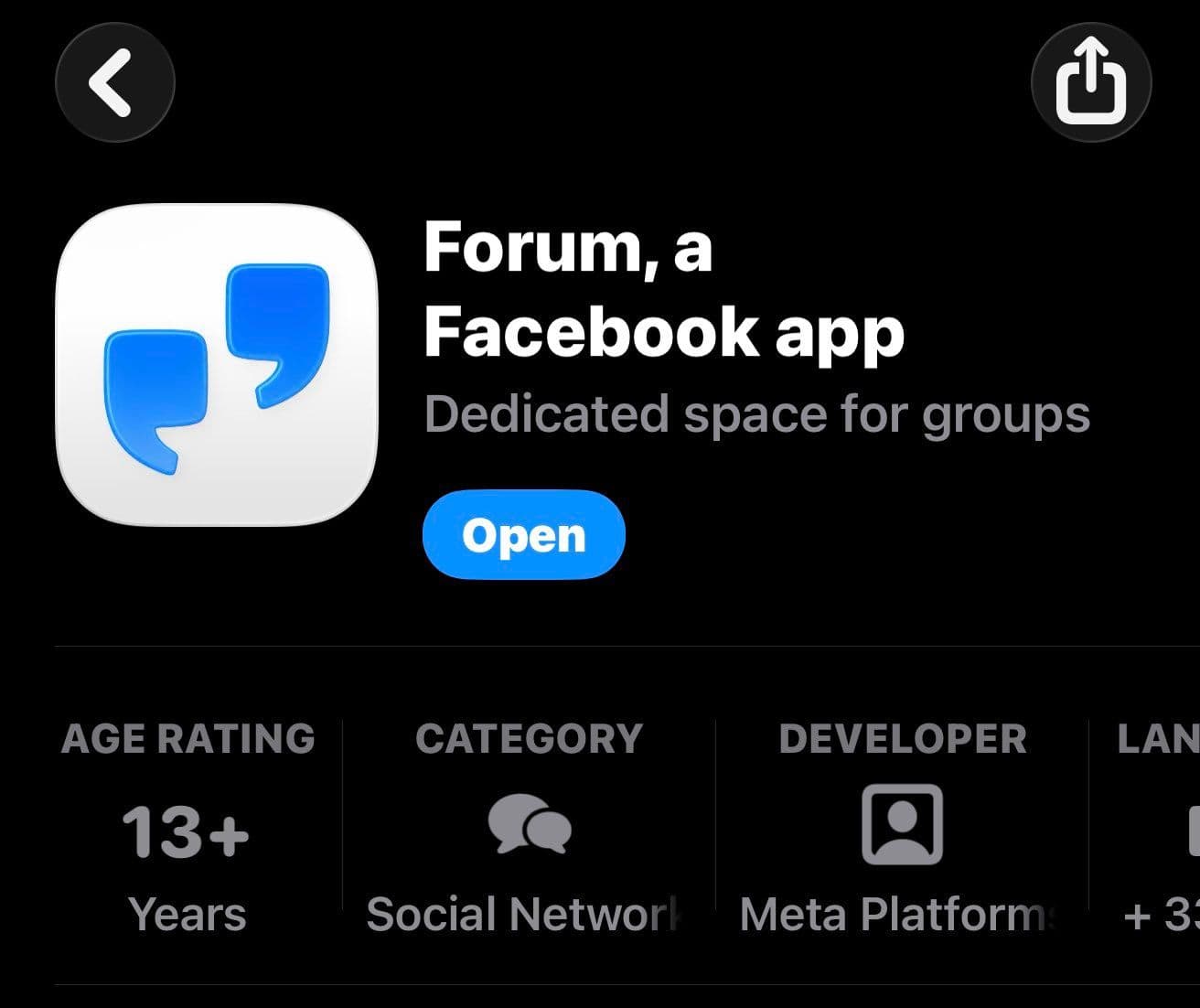 Facebook Quietly Launched a New App Called Forum